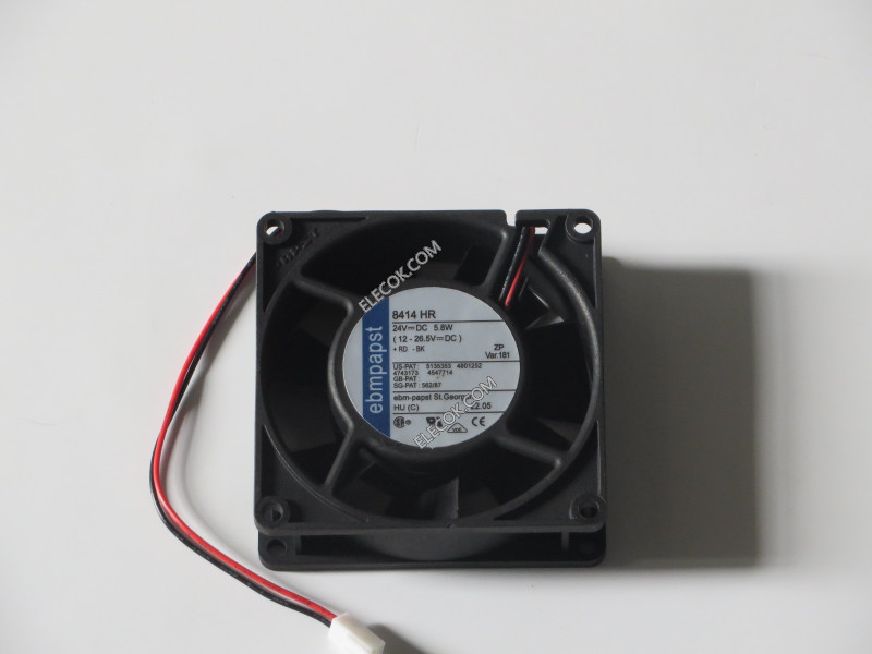 EBM-Papst 8414HR 24V 5.8W 2wires Cooling Fan
