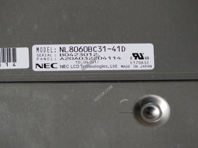NL8060BC31-41D NEC 12,1" LCD used 