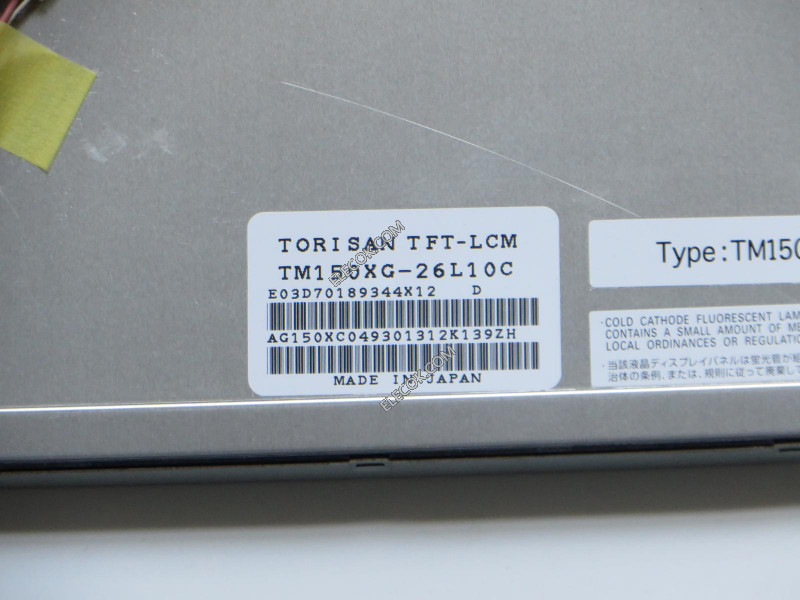 TM150XG-26L10C 15.0" a-Si TFT-LCD Panel számára TORISAN 