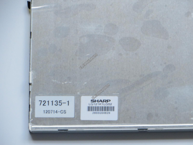 LQ121K1LG52 12,1" a-Si TFT-LCD Panel számára SHARP 