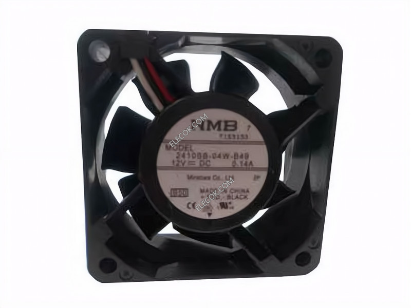 NMB 2410SB-04W-B49 12V 0.14A 3wires Cooling Fan