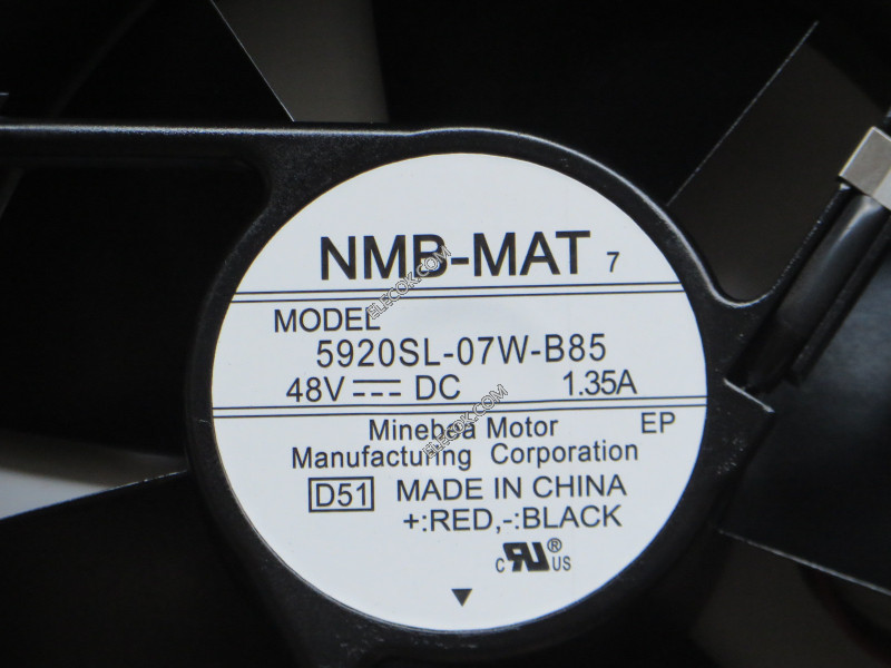 NMB 5920SL-07W-B85 48V 1.35A 4wires Cooling Fan