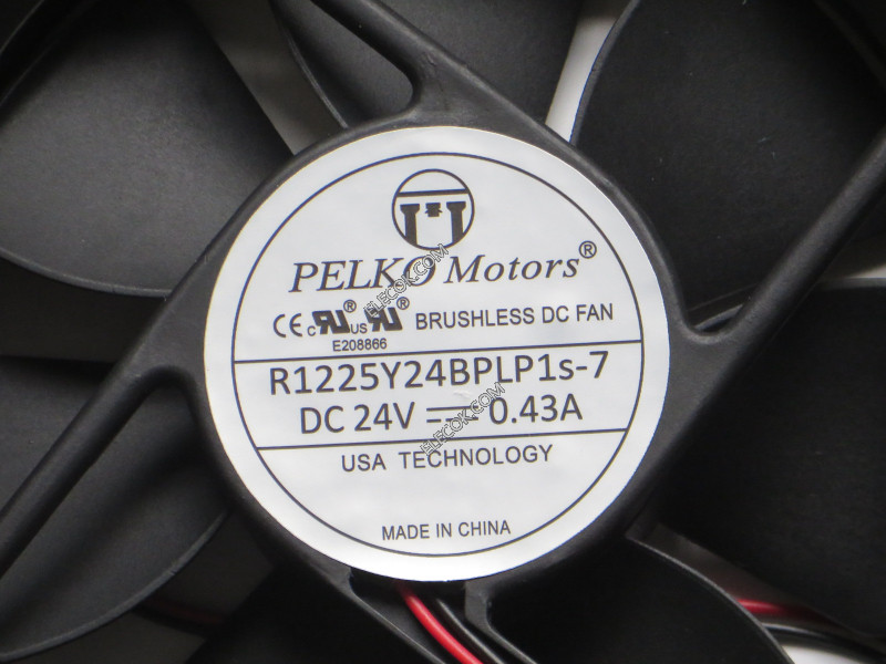PELKO MOTORS R1225Y24BPLP1s-7 24V 0.43A 2wires Cooling Fan