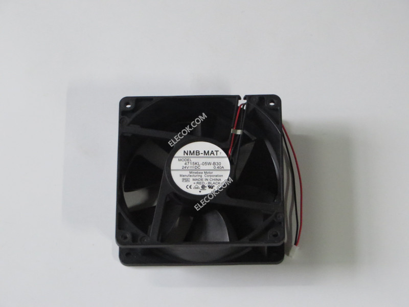 NMB 4715KL-05W-B30 24V 0,4A 2wires Cooling Fan 
