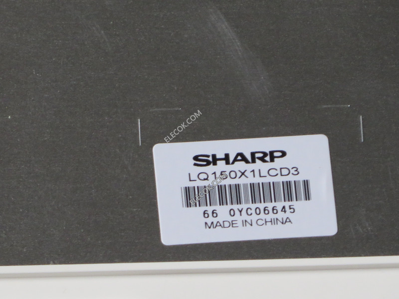 LQ150X1LCD3 SHARP 15.0" a-Si TFT-LCD Panel