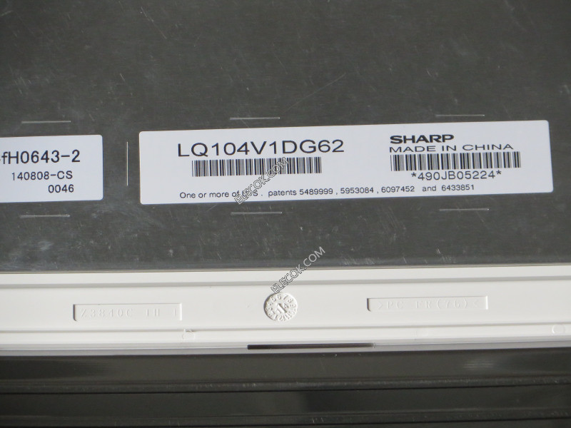 LQ104V1DG62 10,4" a-Si TFT-LED Panel pro SHARP 