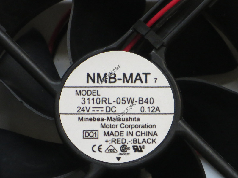 NMB 3110RL-05W-B40 24V 0.12A 2wires Cooling Fan