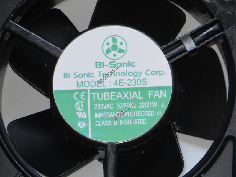 Bi-Sonic 4E-230S 230V 22/21W Cooling Fan with plug connector