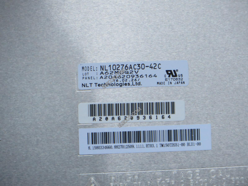 NL10276AC30-42C 15.0" a-Si TFT-LCD Panel számára NEC 