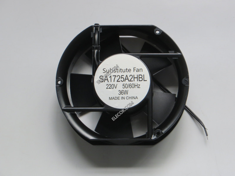 Polnt SA1725A2HBL 220V 36W 2wires  Cooling Fan   substitute