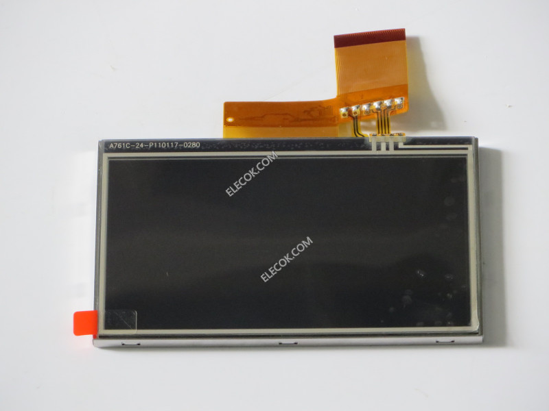 4,3" LCD KéPERNYő LQ043T1DH01 SZáMáRA GARMIN NUVI 205W 260W 255W LCD DISPLAY WITH TOUCH SCREEN DIGITIZER used 