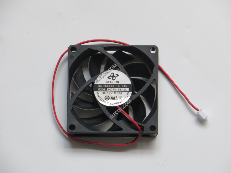 SUPER FAN HD7015S12L 12V 0,08A 2 dráty Cooling Fan 