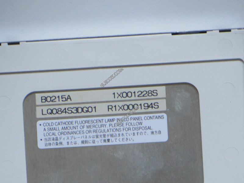 LQ084S3DG01 8,4" a-Si TFT-LCD Panel számára SHARP 