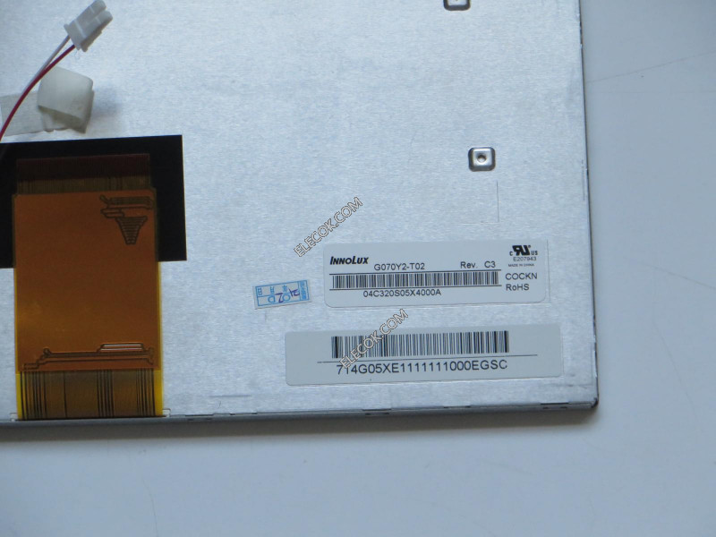 G070Y2-T02 7.0" a-Si TFT-LCD Panel számára CMO 