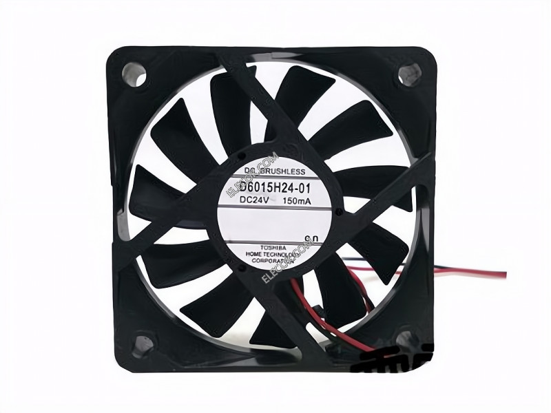 TOSHIBA D6015H24-01 24V 150mA 2 wires Cooling Fan