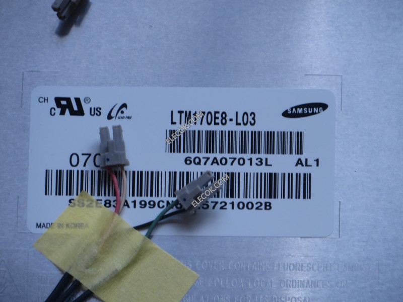 LTM170E8-L03 17.0" a-Si TFT-LCD Panel számára SAMSUNG 