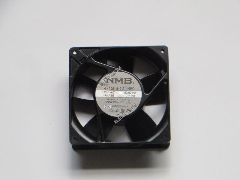 NMB 4715FS-12T-B50 1238 115V  50/60HZ  Anti-leaf AC fan