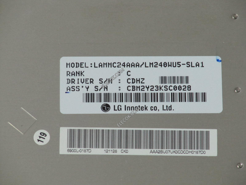 LM240WU5-SLA1 24.0" a-Si TFT-LCD Panel pro LG.Philips LCD 