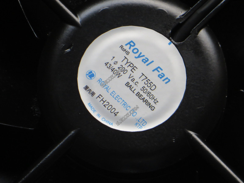 TOYO FAN TYPE T755D 200V 43/40W Cooling Fan