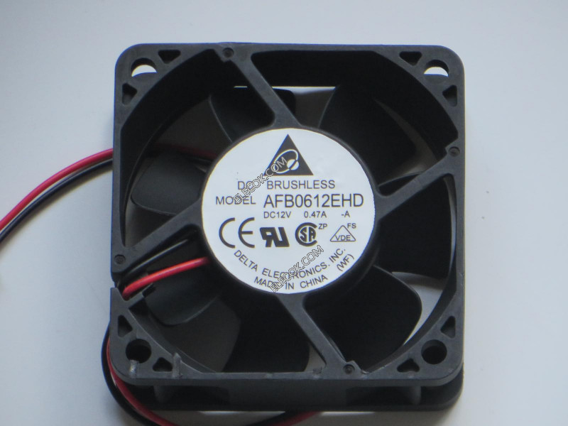 DELTA AFB0612EHD-A 12V 0.47A   2wires  Cooling Fan