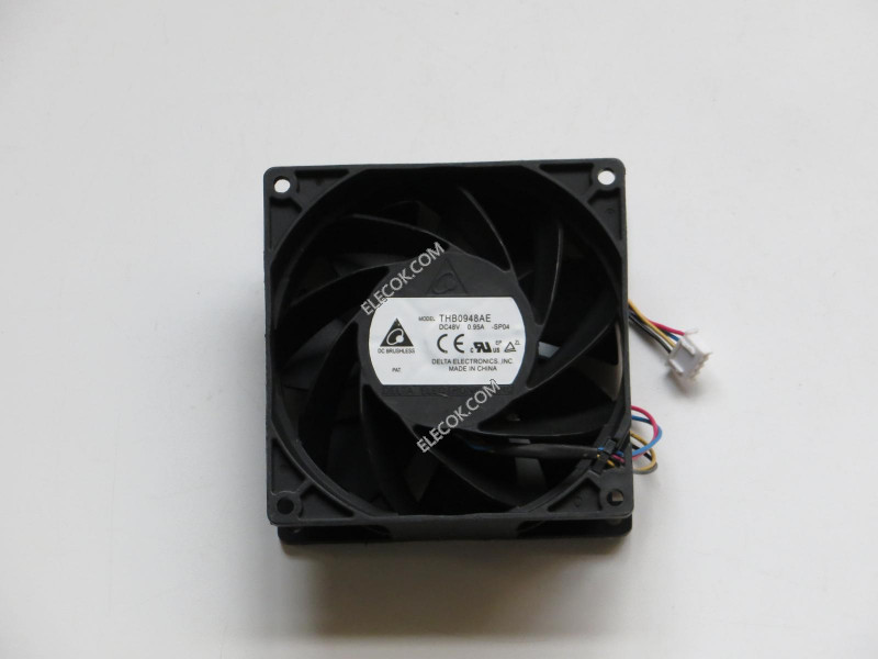 Delta 9238 9CM Fan THB0948AE-SP04 48V 0.95A   4wires cooling fan