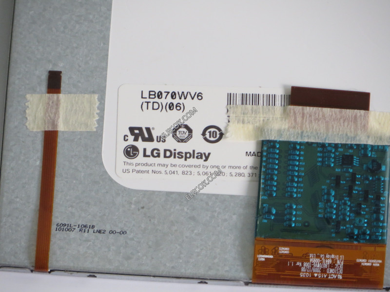 LB070WV6-TD06 7.0" a-Si TFT-LCD Panel számára LG Display 