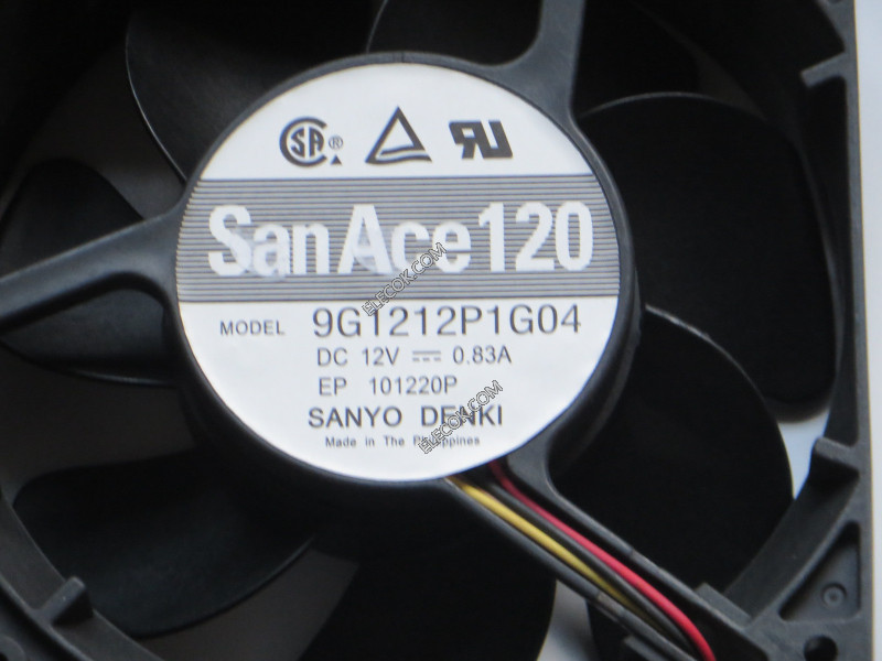 Sanyo 9G1212P1G04 12V 0,83A 4wires Cooling Fan 
