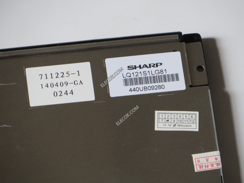 LQ121S1LG81 12,1" a-Si TFT-LCD Panel számára SHARP used 