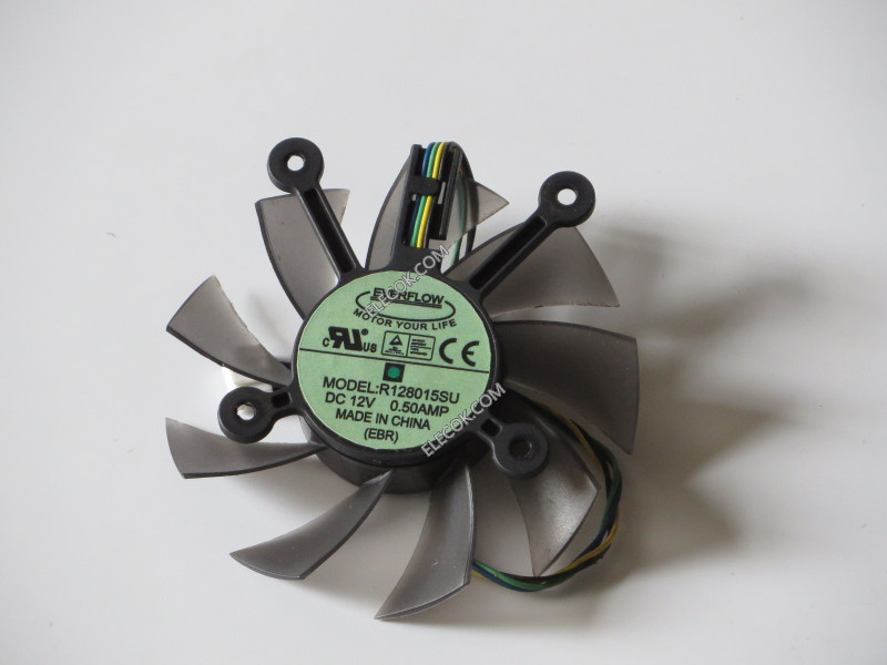 EVERFLOW R128015SU 12V 0,5A 4wires VGA Cooling Fan 