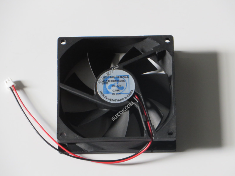 RUILIAN RDM9025S 12V 0.19A 2wires cooling fan