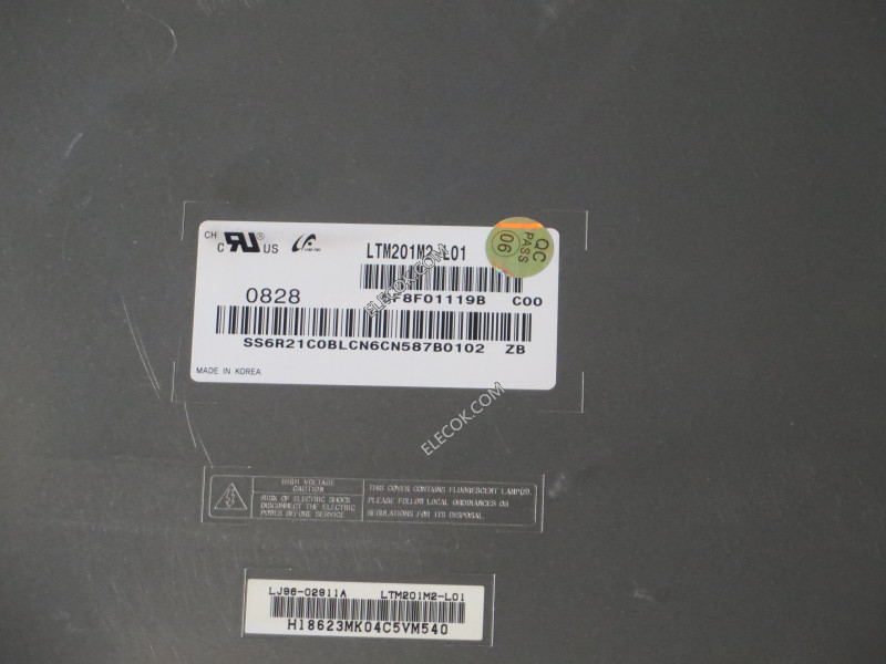LTM201M2-L01 20.1" a-Si TFT-LCD Panel for SAMSUNG,used