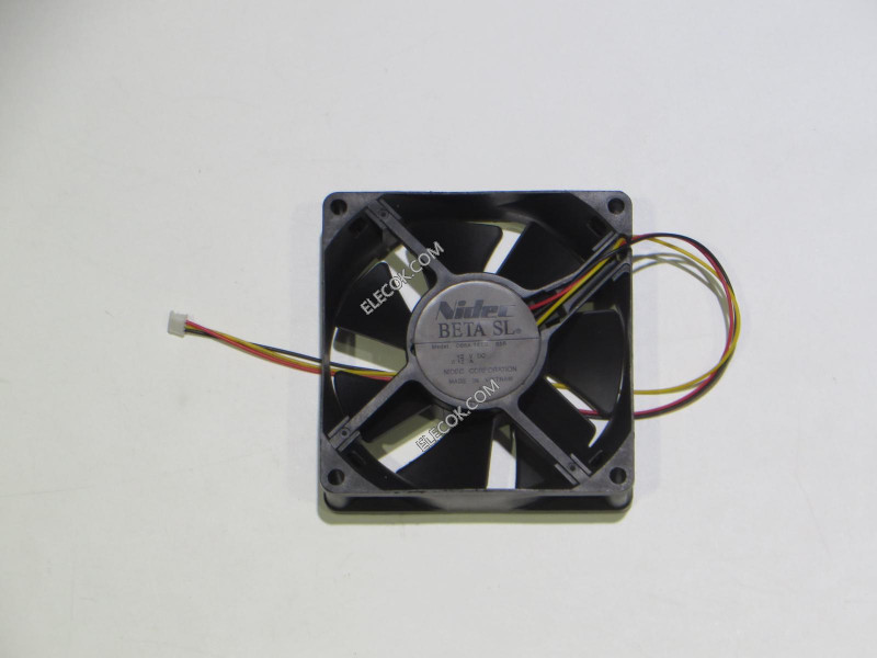 Nidec D08A-12TG   05B  12V 0.12A 3wires cooling fan