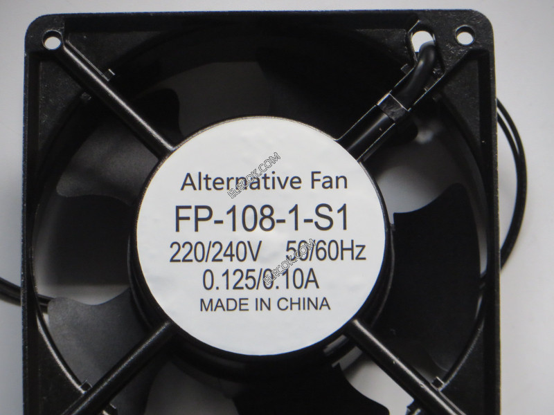 COMMONWEALTH FP-108-1-S1  220/240V 0.125/0.1A 2wires Cooling Fan, substitute