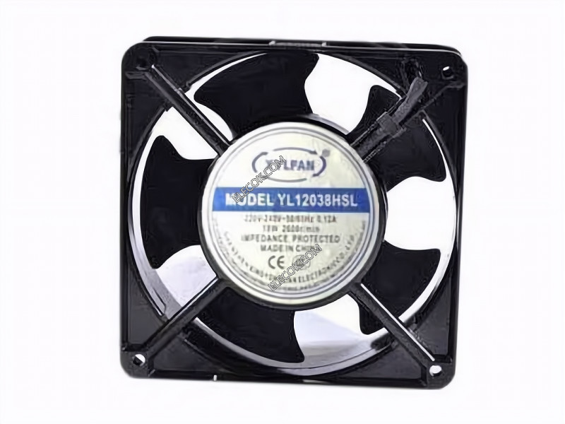 XYLFAN YL12038HSL 220/240V 0,12A 2 vezetékek Cooling Fan 