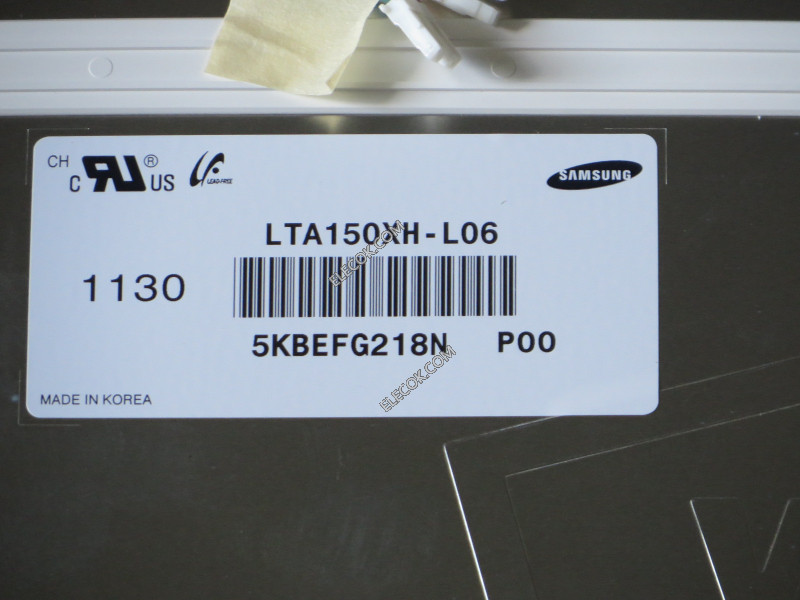 LTA150XH-L06 15.0" a-Si TFT-LCD Panel pro SAMSUNG Inventory new 