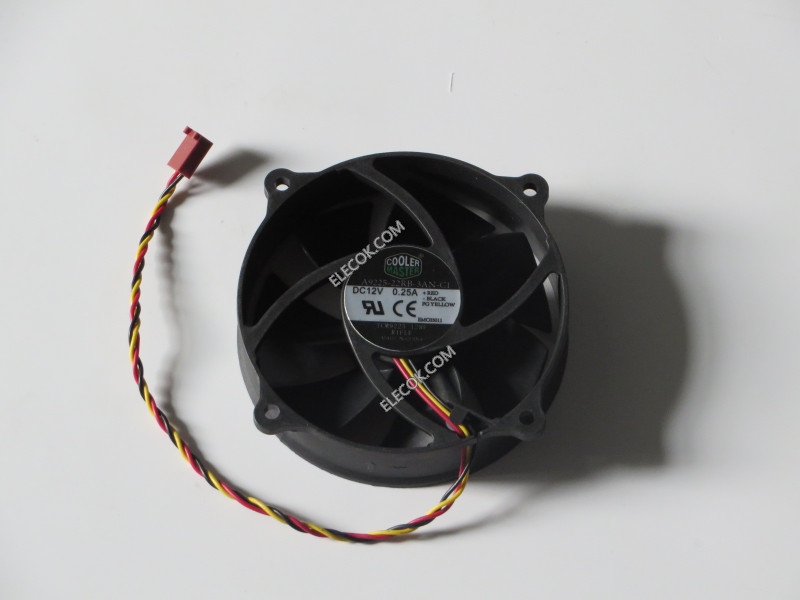 CoolerMaster A9225-22RB-3AN-C1 TCM9225-12RF 12V 0,25A 3 vezetékek Cooling Fan 