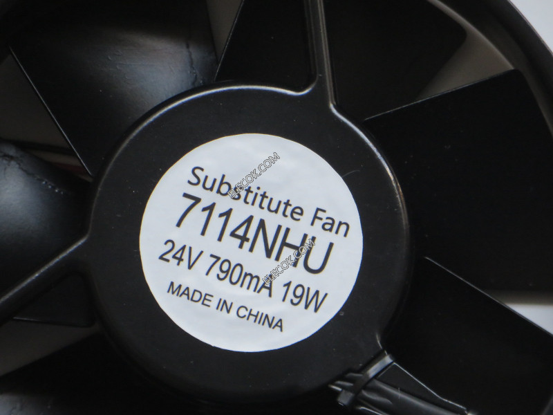 Ebmpapst 7114NHU 24V 790mA 19W fan substitute és refurbished (without waterproof) 