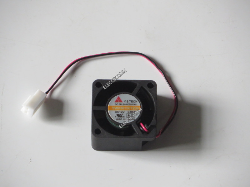 Y.S.TECH YW03015012BH 12V 0.06A 2wires Cooling Fan