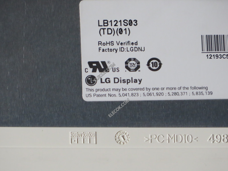 LB121S03-TD01 12.1" a-Si TFT-LCD Panel for LG.Philips LCD