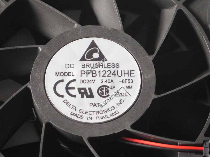 DELTA PFB1224UHE-8F53 24V 2.4A 2wires Cooling Fan