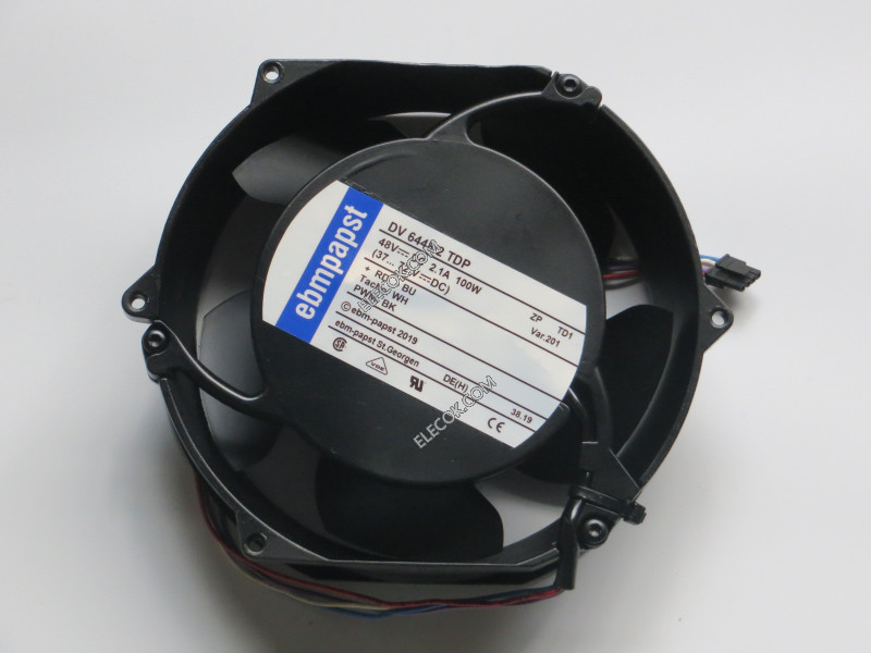 EBM-Papst DV 6448/2TDP 48V 2,1A 100W 4wires Cooling Fan refurbished 