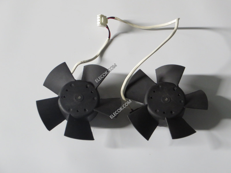 EBM-Papst 4314HR-312 12-27V 2wires Cooling Fan (2pcs) used 