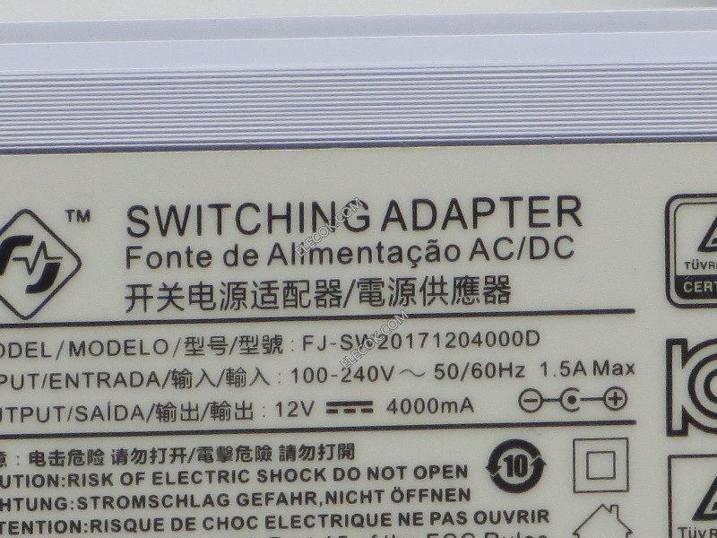 SWITCHING ADAPTER 12.0V4.0A FJ-SW20171204000D