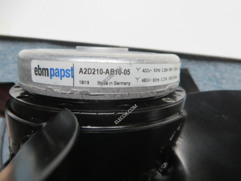 EBM-PAPST  A2D210-AB10-05  M2D068-CF 400V 50/60HZ Cooling Fan