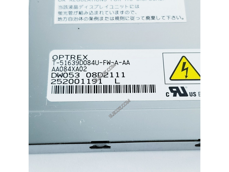 AA084XA02 8,4" a-Si TFT-LCD Panel számára Mitsubishi 