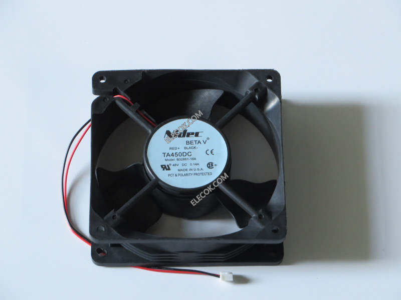 Nidec TA450DC B32861-16A 48V 0,14A 2wires Cooling Fan 