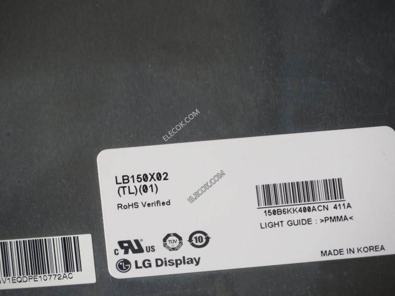 LB150X02-TL01 15.0" a-Si TFT-LCD Panel számára LG.Philips LCD 