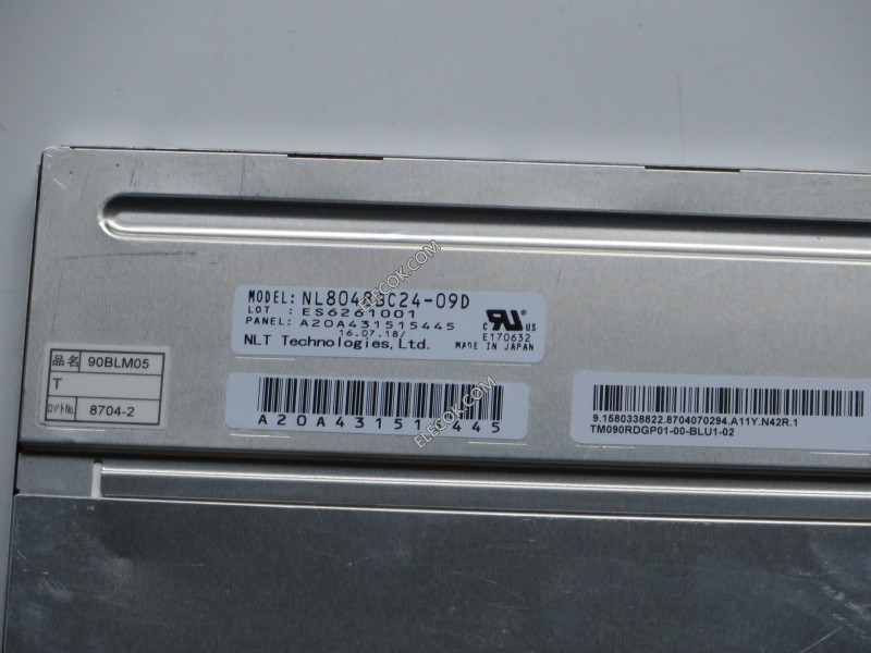 NL8048BC24-09D 9.0" a-Si TFT-LCD Panel számára NEC used 