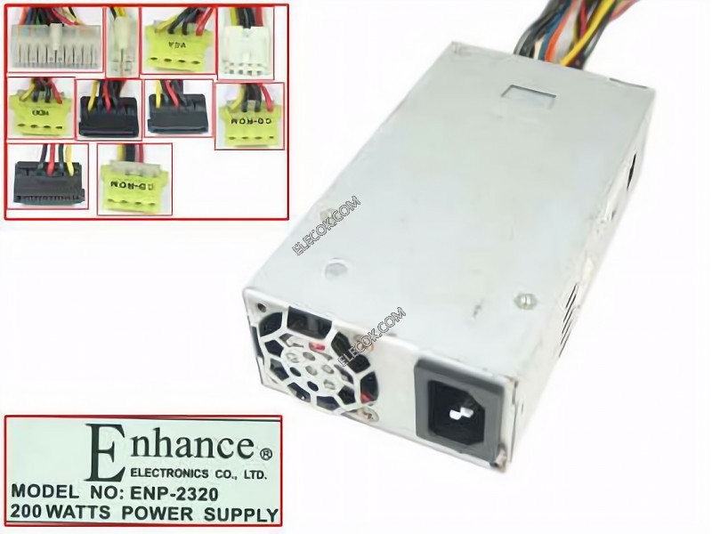 Enhance ENP-2320 Server - Power Supply 200W, ENP-2320,Used