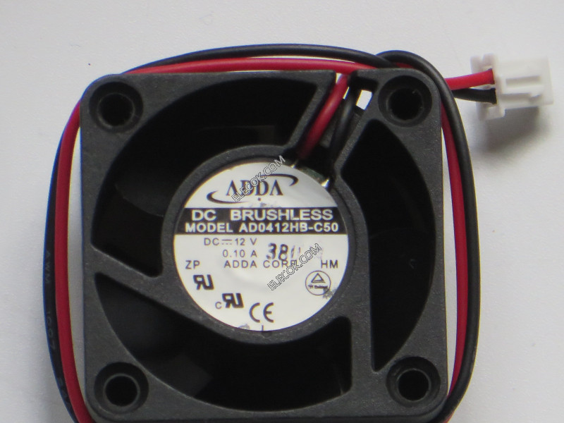 ADDA AD0412HB-C50 12V 0.10A 2wires Cooling Fan